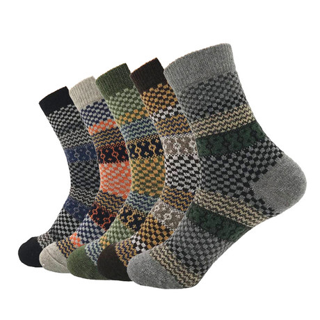 Multi-Pattern Sock Bundle // 5-Pack // Multicolor