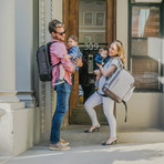 Smart Baby Diaper Backpack // Heather Gray