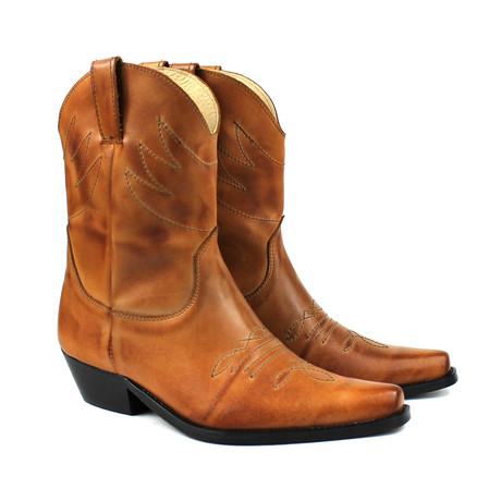 Yair Cowboy Boots // Tan (US: 7)