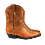 Yair Cowboy Boots // Tan (US: 9)