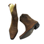 Kaiden Cowboy Boots // Chocolate Nubuck (US: 9)