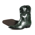 Esteban Cowboy Boots // Green (US: 11.5)