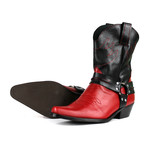 Mauricio Cowboy Boots // Red Black (US: 7)