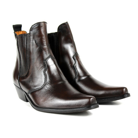 Lane Ankle Boots // Dark Brown (US: 7)