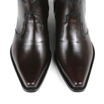 Lane Ankle Boots // Dark Brown (US: 10.5)