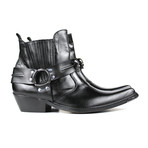 Kasey Ankle Boots // Black + Skull (US: 7.5)