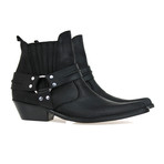 Emiliano Ankle Boots // Crazy Black (US: 10.5)