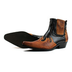 Francisco Cowboy Boots // Black + Brown (US: 12.5)