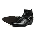 Brennen Cowboy Boots // Black + Belt (US: 9)