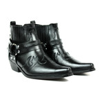 Brennen Cowboy Boots // Black + Belt (US: 9)