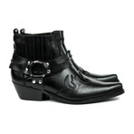 Brennen Cowboy Boots // Black + Belt (US: 9)