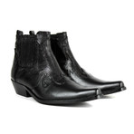 Eliezer Cowboy Boots // Black Lizard (US: 10.5)