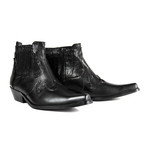 Eliezer Cowboy Boots // Black Lizard (US: 10.5)