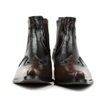 Konner Cowboy Boots // Dark Brown Lizard (US: 10.5)