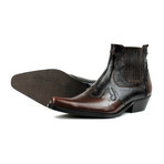 Konner Cowboy Boots // Dark Brown Lizard (US: 10.5)