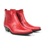 Hugo Cowboy Boots // Red (US: 8.5)