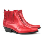 Hugo Cowboy Boots // Red (US: 8.5)