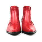 Hugo Cowboy Boots // Red (US: 8.5)