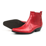 Hugo Cowboy Boots // Red (US: 8.5)