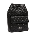 Quilted Backpack V1 // Black