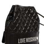 Quilted Backpack V1 // Black