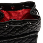 Quilted Backpack V1 // Black