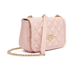 Quilted Crossbody // Pink