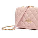 Quilted Crossbody // Pink