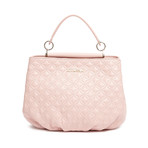 Quilted Shoulder Bag + Strap // Pink