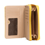 Quilted Wallet // Yellow