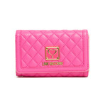 Quilted Wallet // Pink