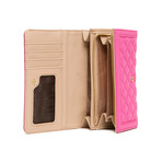 Quilted Wallet // Pink
