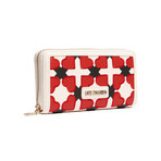 Wallet // Ivory + Black + Red