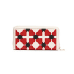 Wallet // Ivory + Black + Red