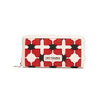 Wallet // Ivory + Black + Red
