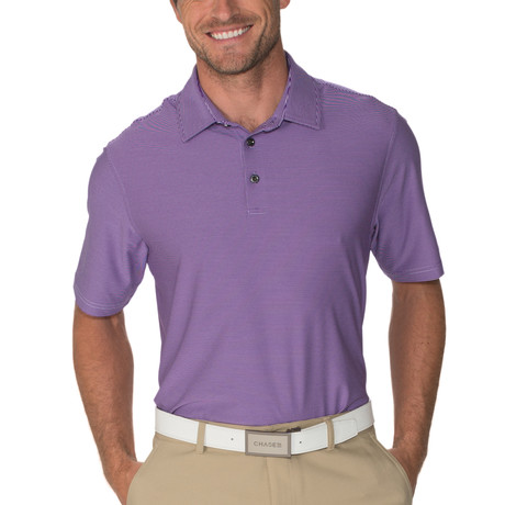 Drift Short-Sleeve Polo // Purple (S)