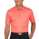 Voyage Short-Sleeve Polo // Spiced Coral (2XL)
