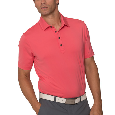 Explore Short-Sleeve Polo // Spiced Coral (S)