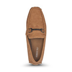 Slip-On Driving Moccasins + Center Buckle // Wheat (US: 8)