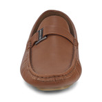 Slip-On Driving Moccasins + Side Buckle // Brown (US: 10)