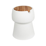 Champ Stool + Cooler (Green + Oak)