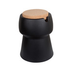 Champ Stool + Cooler (Green + Oak)