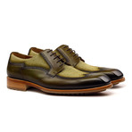 Joaquin Derby // Military Green + Brown (Euro: 45)