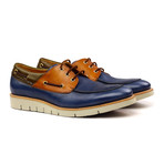 Bruno Nautical Shoes // Blue + Olive + Cognac (Euro: 47)