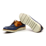 Bruno Nautical Shoes // Blue + Olive + Cognac (Euro: 47)