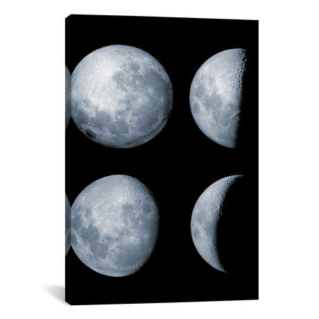 Four Phases Of The Moon // Rolf Geissinger (18"W x 26"H x 0.75"D)