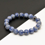 Blue Spot Stone Beaded Bracelet