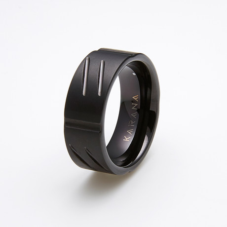 Slash Ring // Black (6)