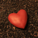 Ceramic Fire Heart