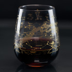 Night Sky // Stemless Wine Glass Set
